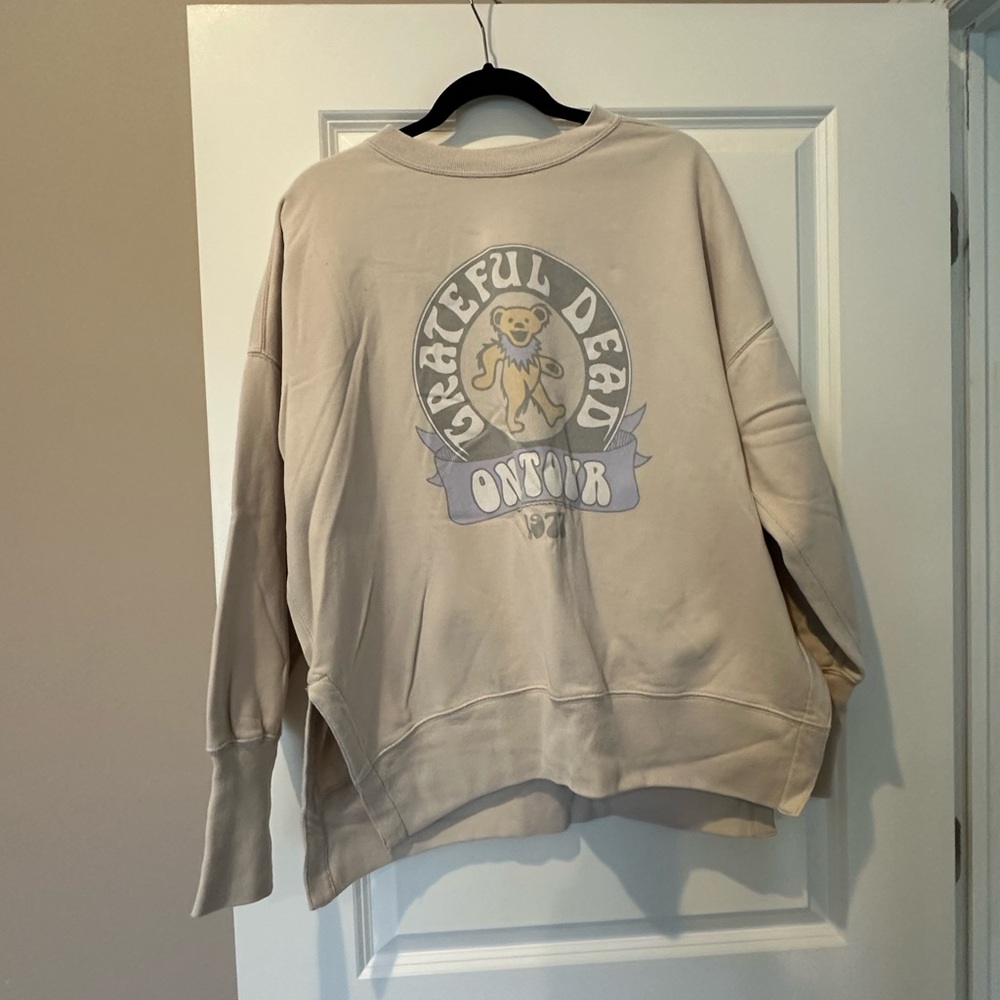 Abercrombie Grateful Dead split hem sweatshirt